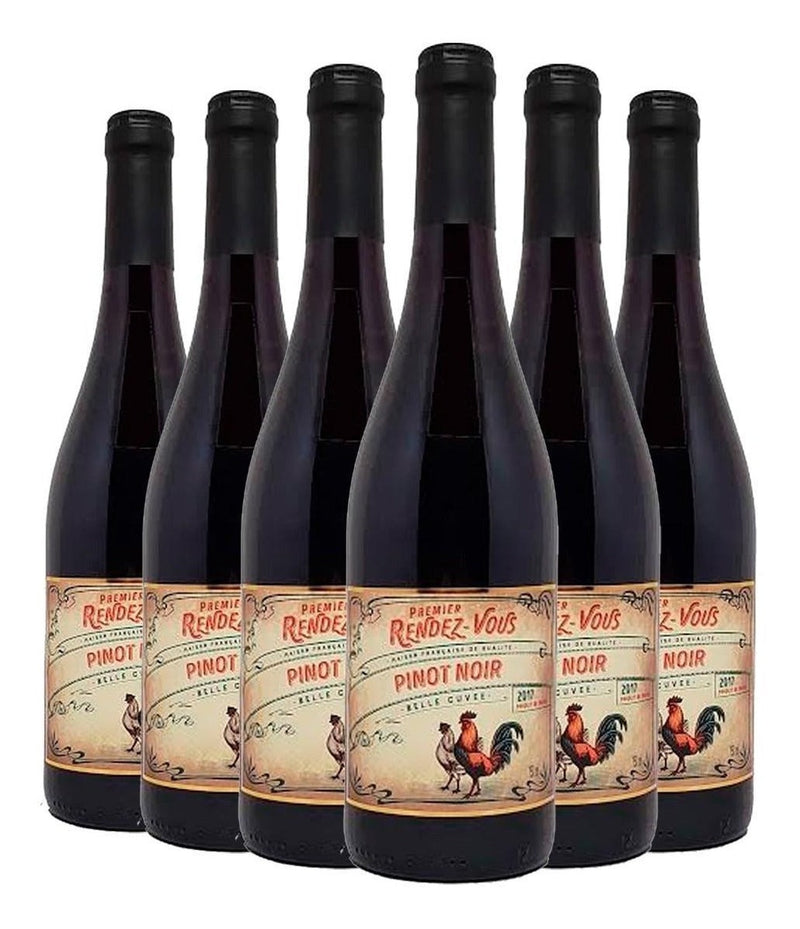 Vinho Premier Rendez Vous Pinot Noir 750 Ml Pack C/ 06 Un