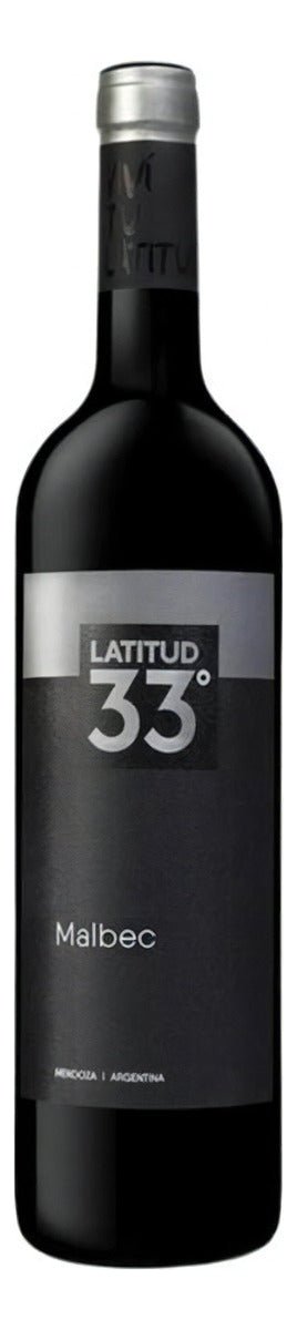 Vinho Argentino tinto seco Latitud 33º Malbec 750ml