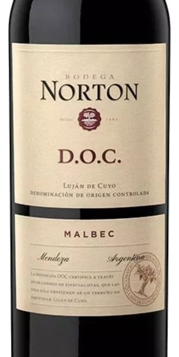 Vinho tinto Norton Malbec Doc 750ml