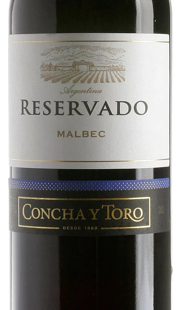 Vinho tinto argentino malbec reservado 750ml Concha y Toro