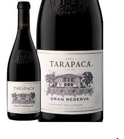 6 Vinhos Gran Reserva Tarapacá Cabernet Sauvignon