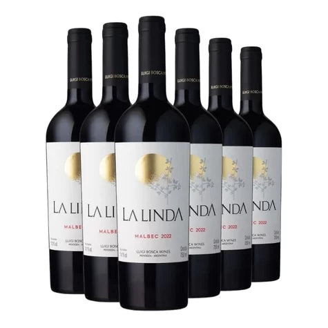 Kit 6 Garrafas Luigi Bosca La Linda Malbec 2022 750 mL